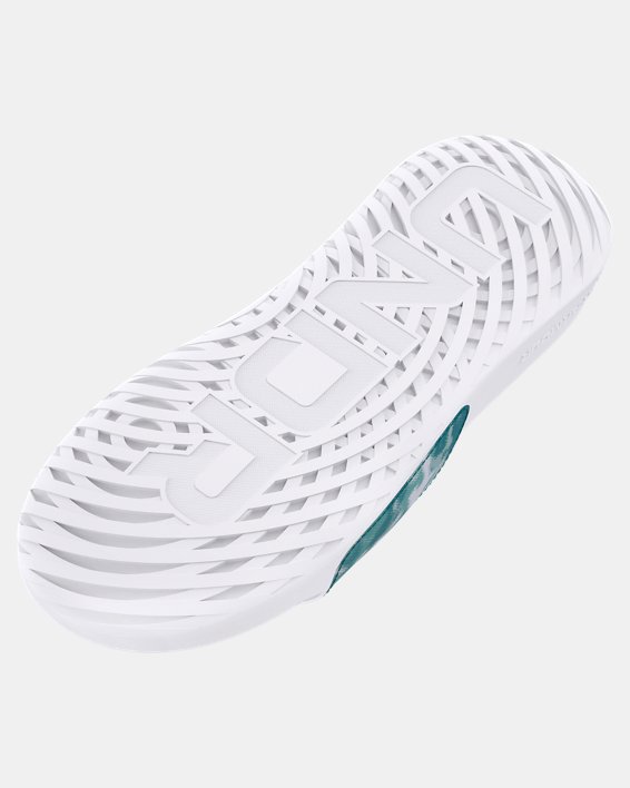 Women's UA Ignite Select Graphic Slides in White image number 4